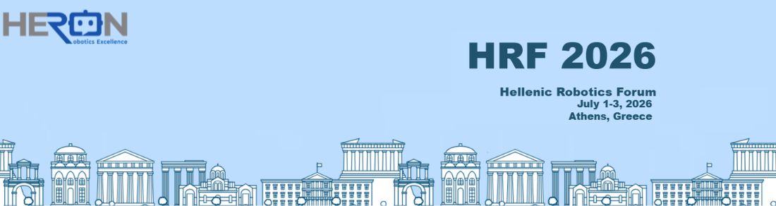 The 1st Hellenic Robotics Forum (HRF 2026) 