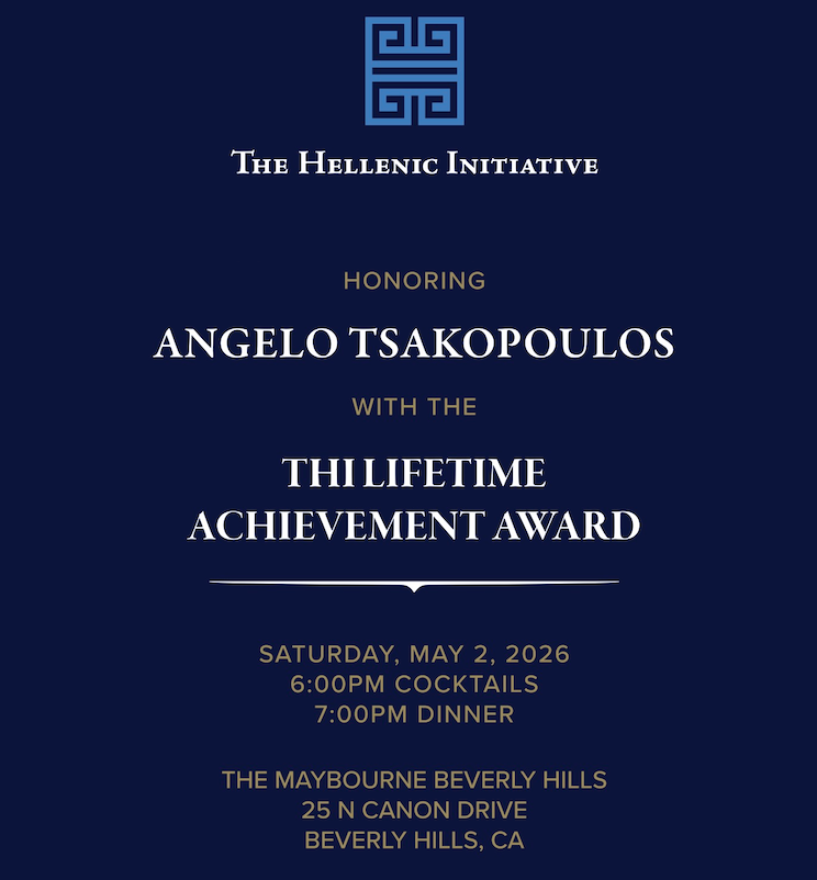 The Hellenic Initiative's Los Angeles Lifetime Achievement Awards 