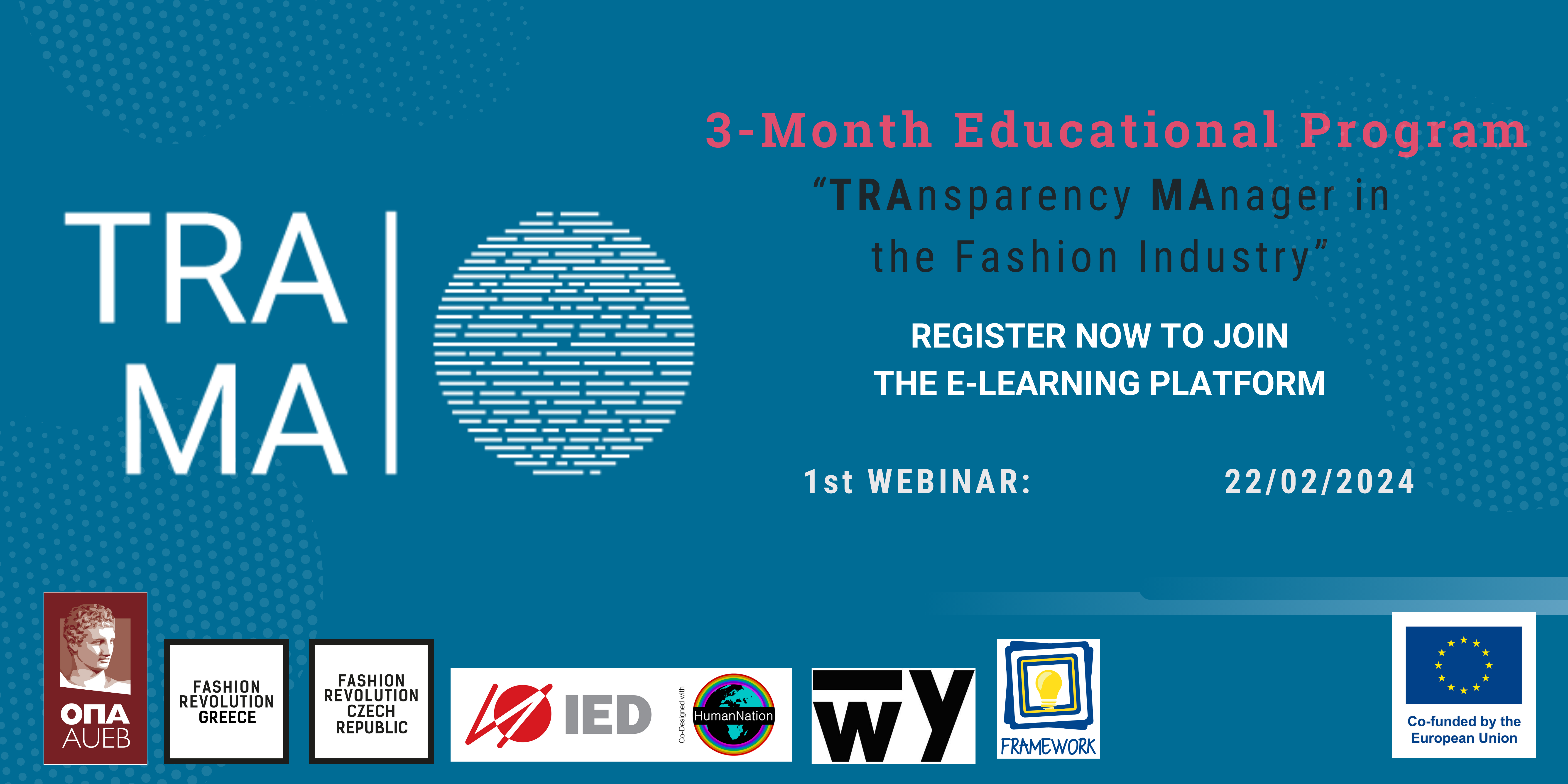 3-Month Educational Program: "TRAnsparency MAnager in the Fashion Industry" 