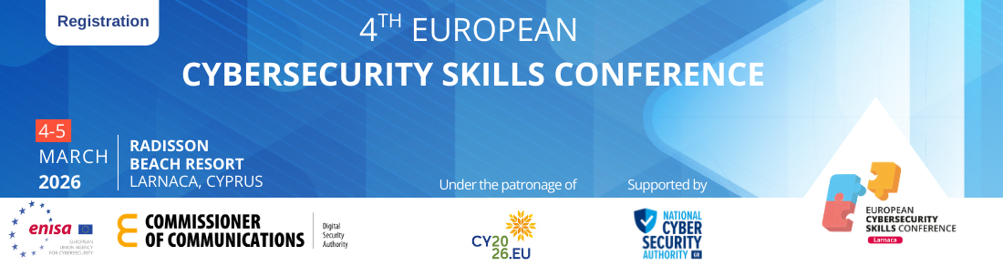 4th European Cybersecurity Skills Conference 