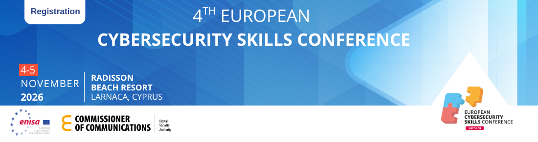 4th European Cybersecurity Skills Conference 