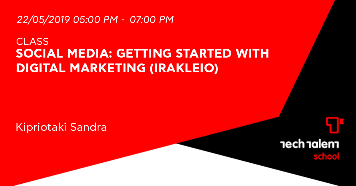 Social Media: Getting Started with Digital Marketing(Irakleio) 