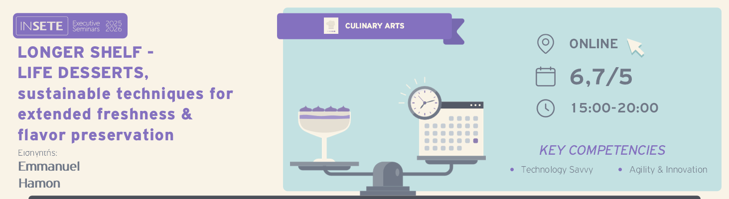 LONGER SHELF – LIFE DESSERTS, sustainable techniques for extended freshness & flavor preservation 