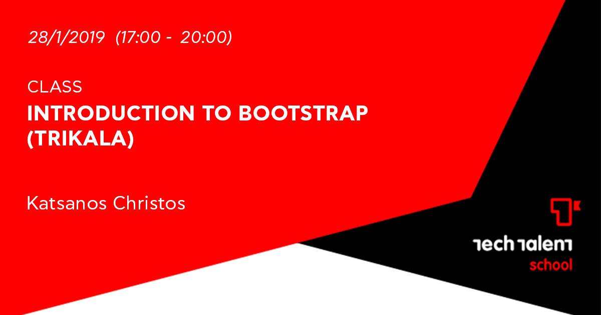 Introduction to Bootstrap (Trikala) 