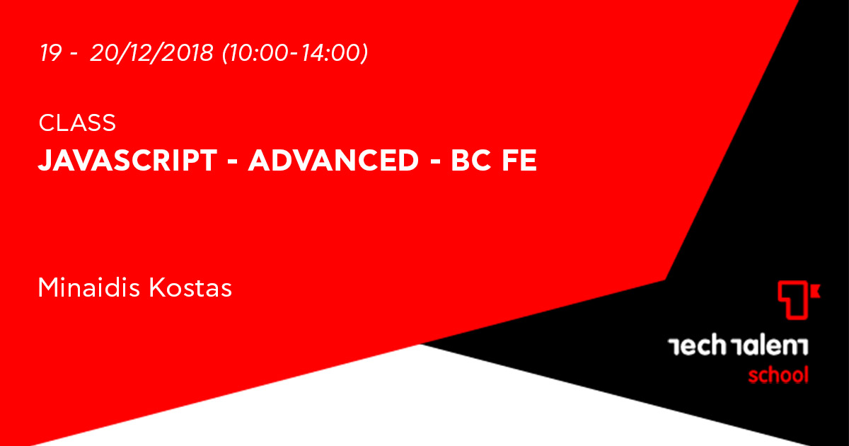 Javascript-Advanced - BC FE 