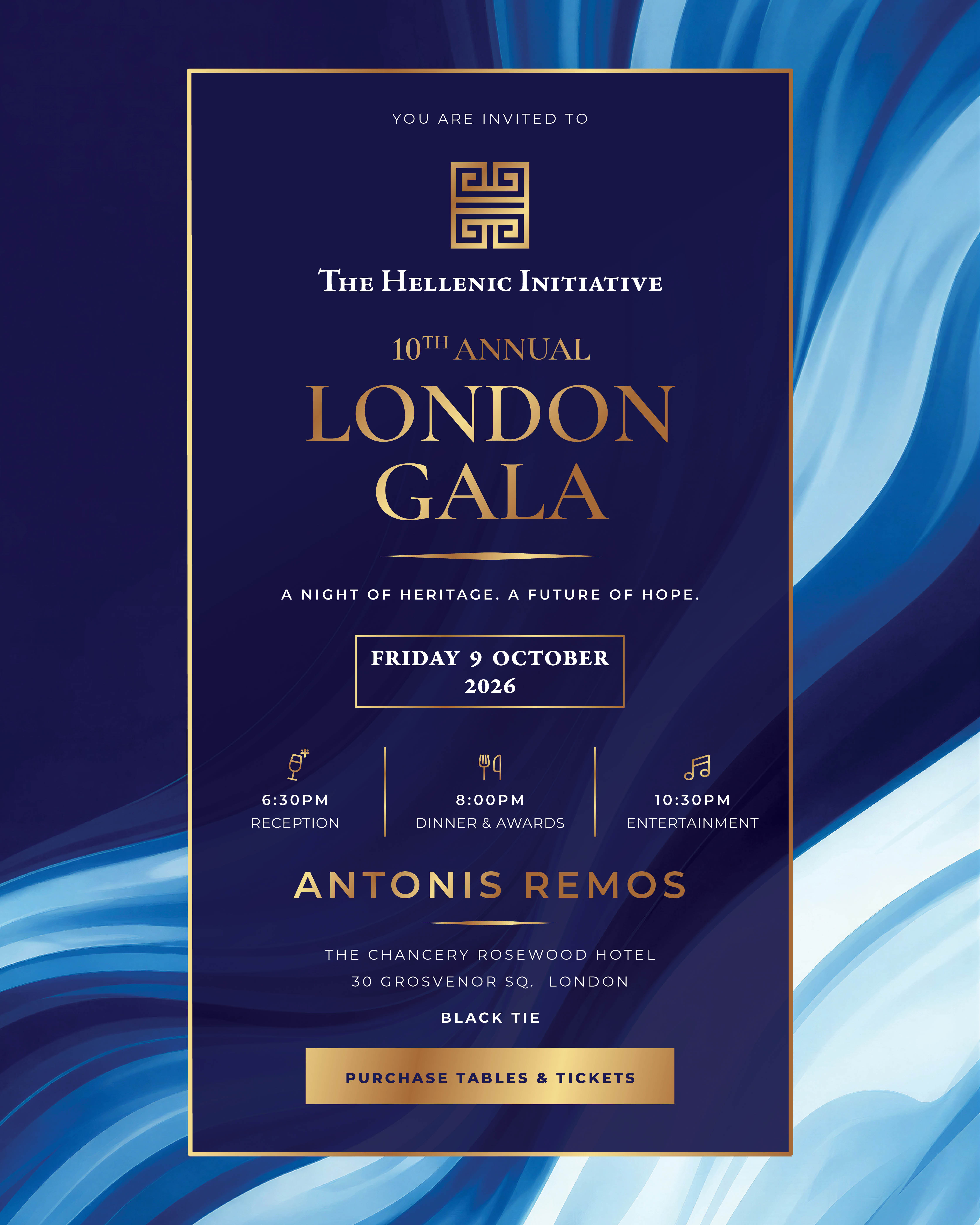 The Hellenic Initiative's 10th Annual London Gala 