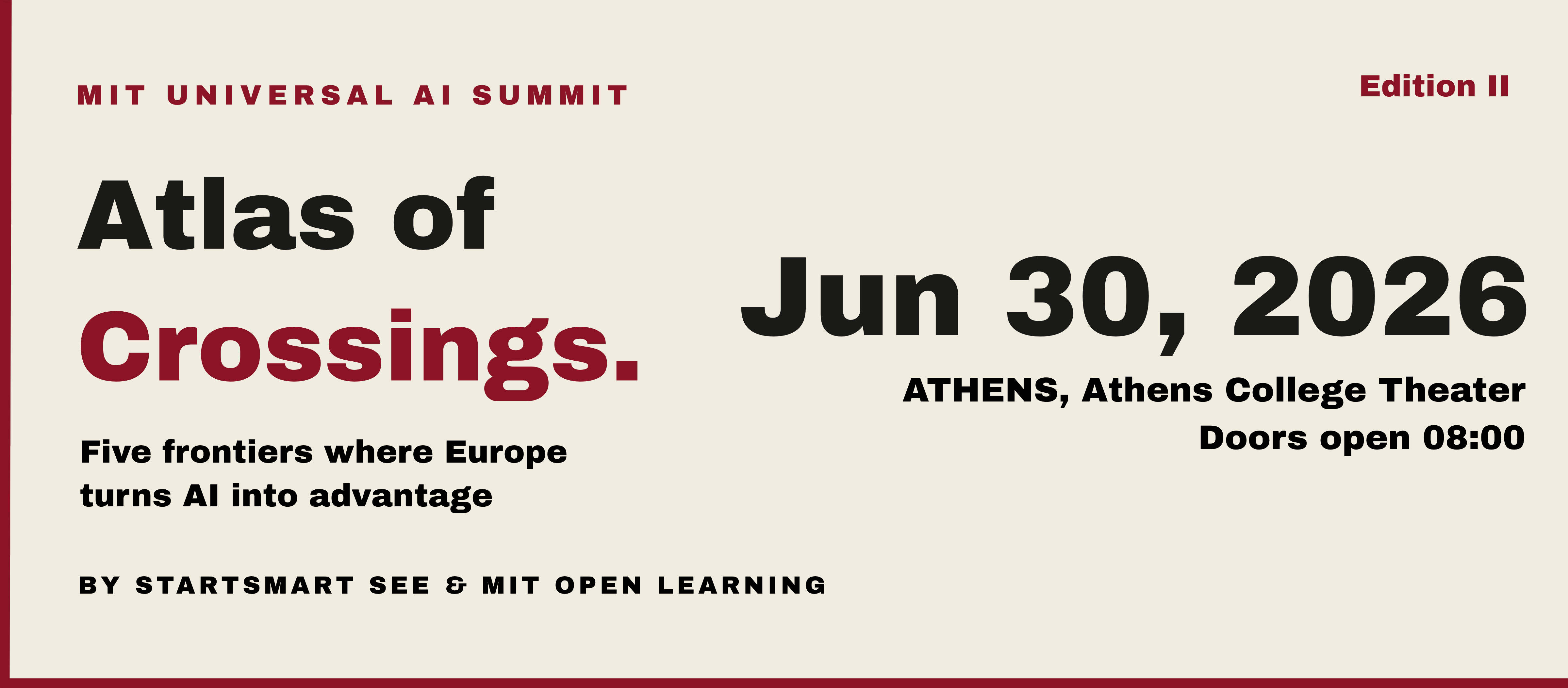 MIT Universal AI Summit - 2026 