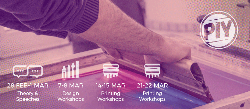 PIY Screenprinting Seminars & Workshops 2026 