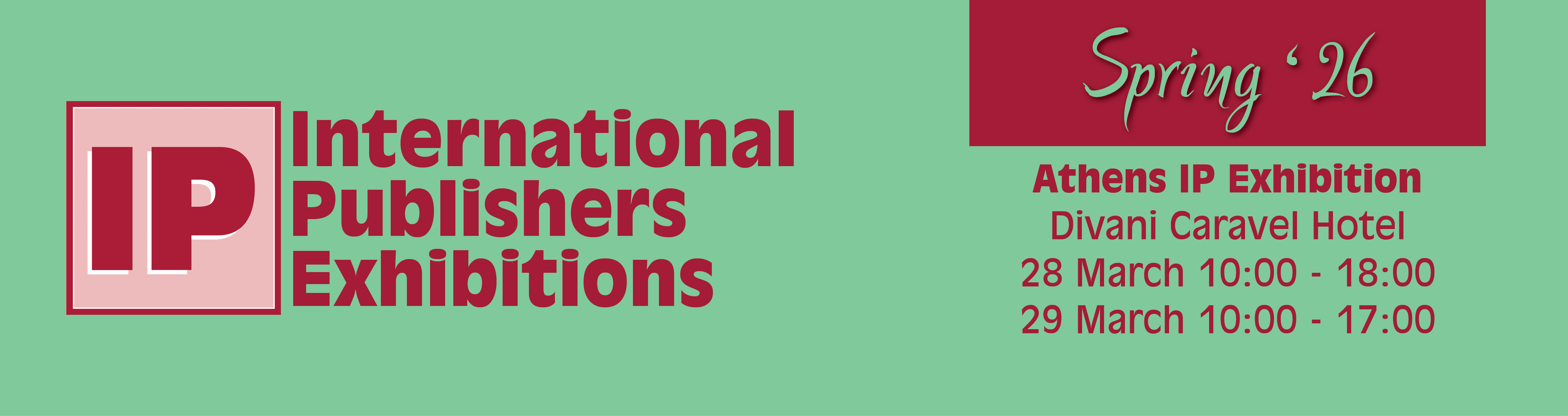 Spring ’26 Athens International Publishers Exhibition 