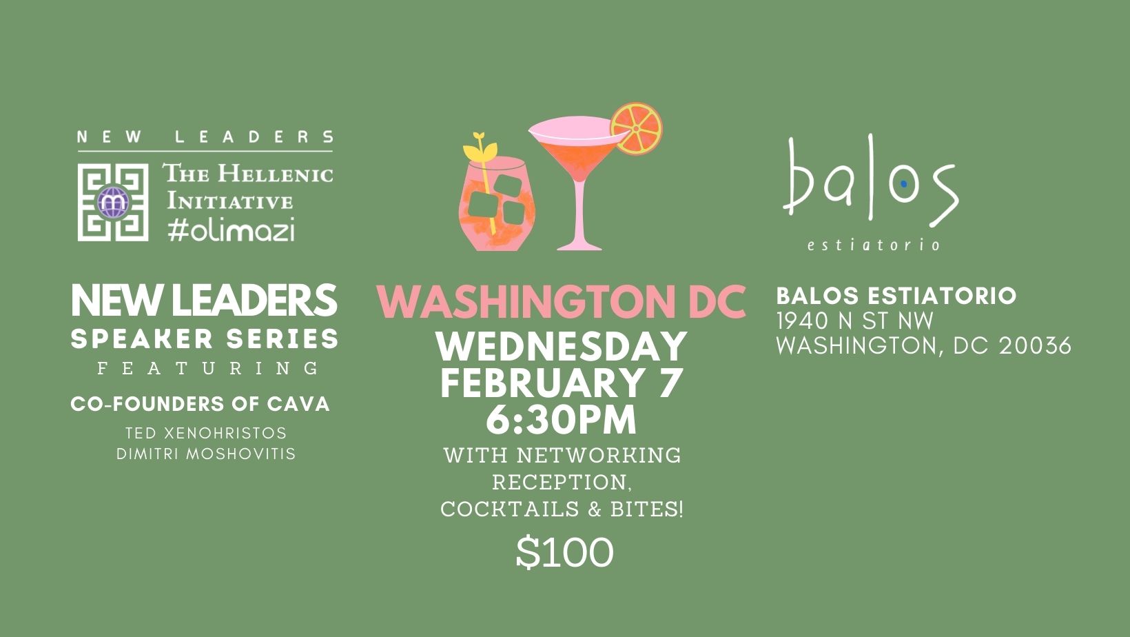 THI DC New Leaders Speaker Series is back!