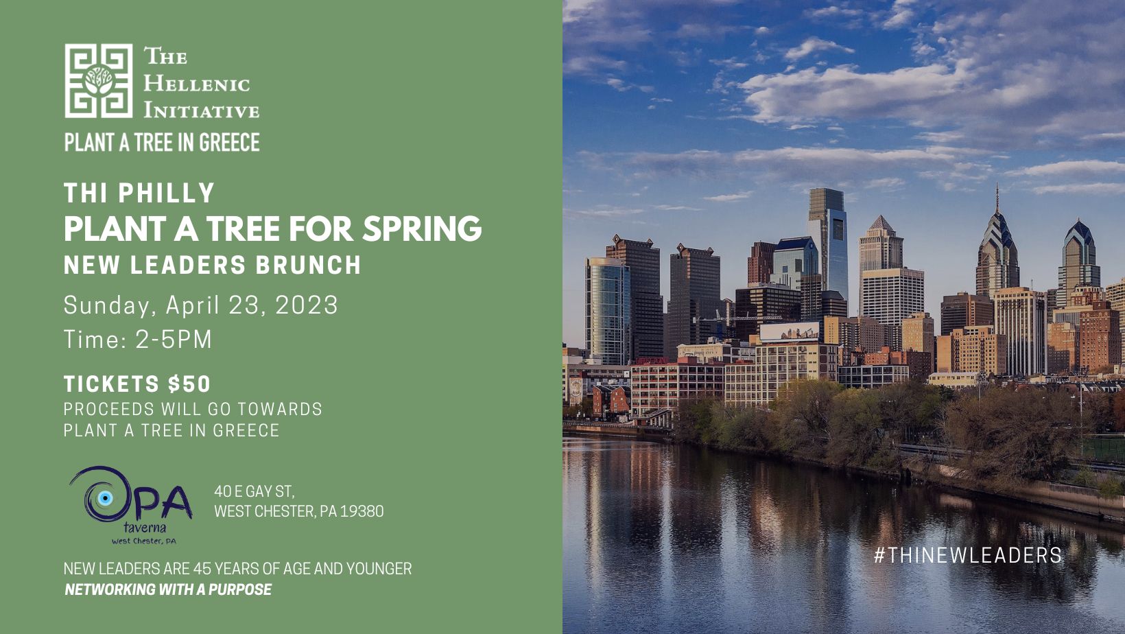 THI Philly New Leaders Plant Trees for Spring! 