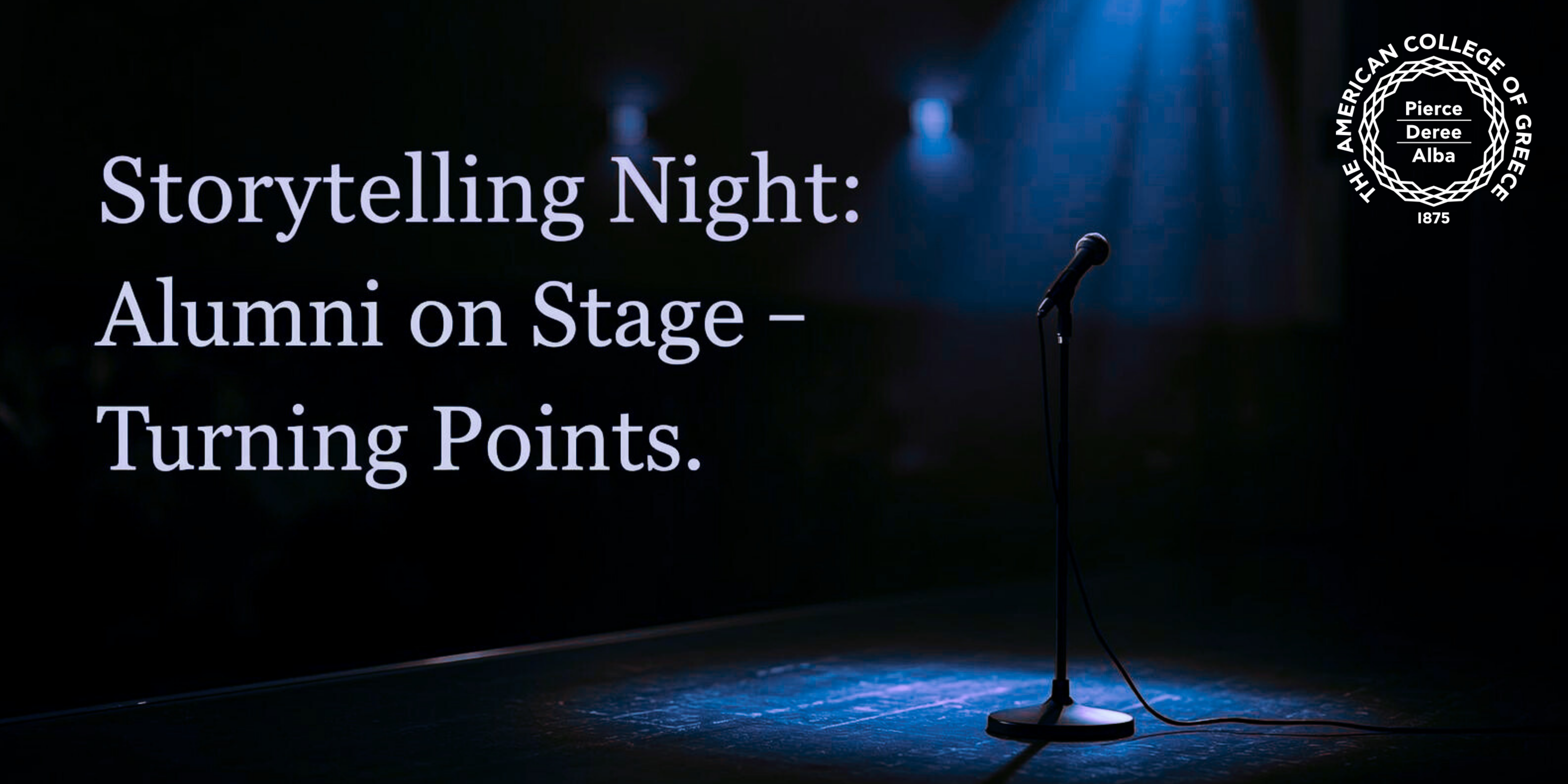 Storytelling Night:  Alumni on Stage - Turning Points 
